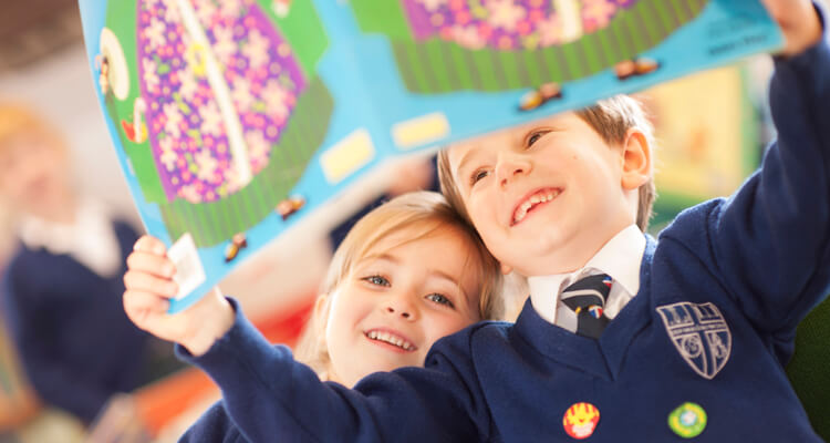 smiling students