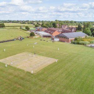 drone shot of the cricket vibes