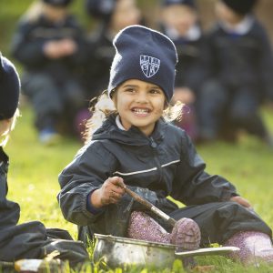 children in forest school